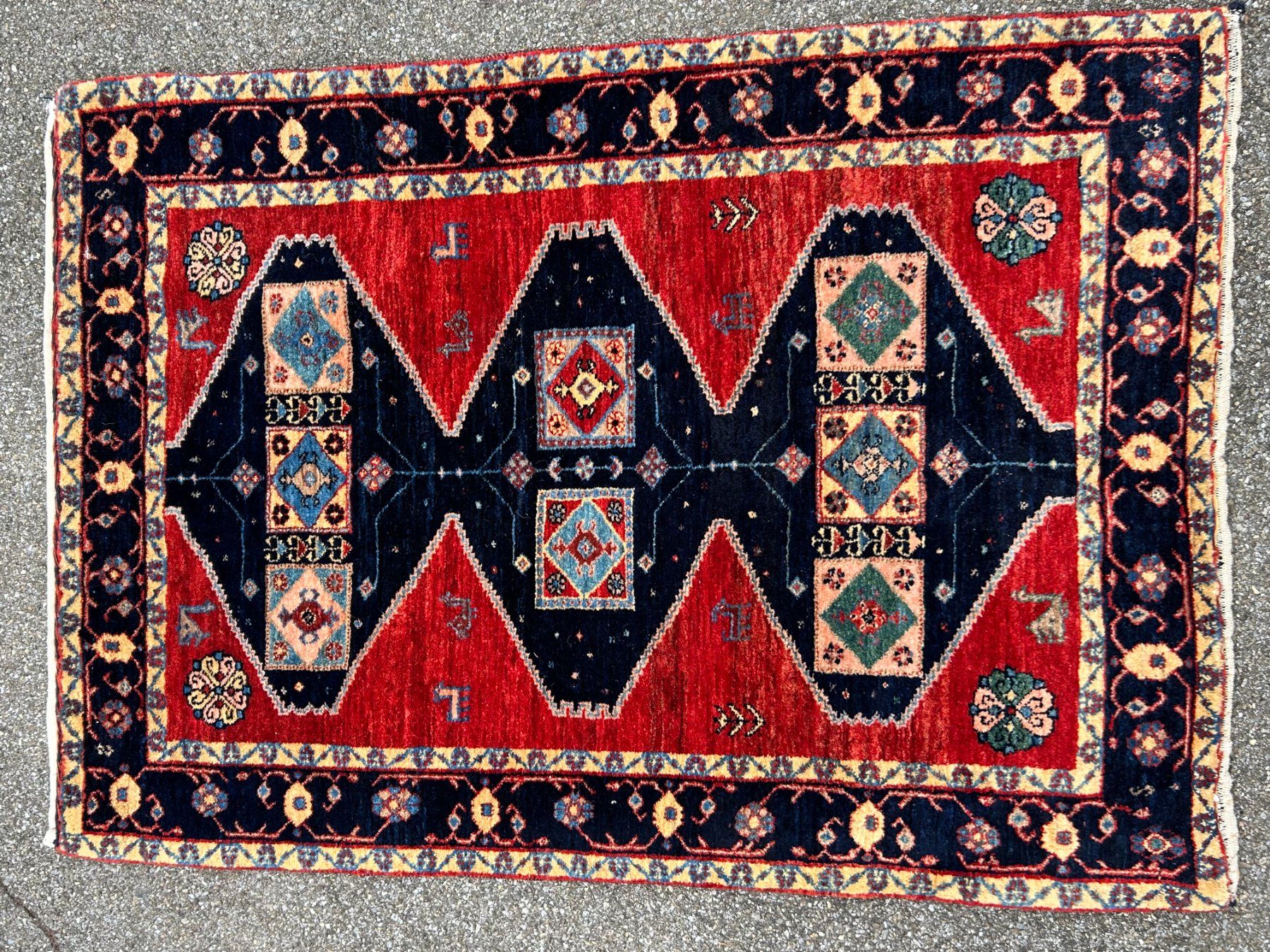 Tappeti: Extrem feine schöne Perfekte Kashkuli Perserteppich 118x84cm – Usato da Steinhausen venduto da Super05 8