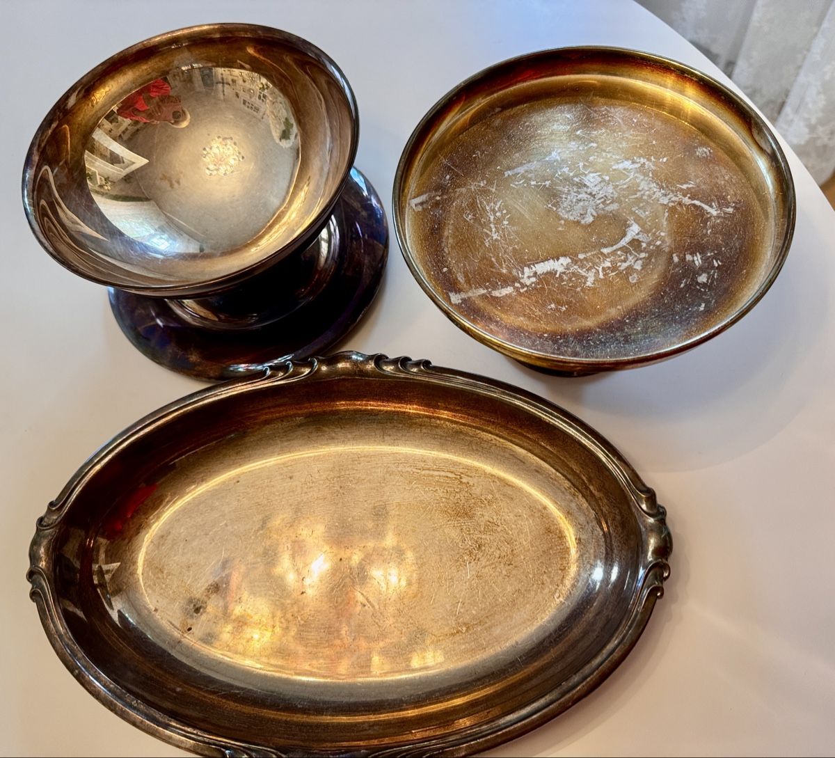Tutte le decorazioni: Vintage Dekoschalen silber – Usato da Niederurnen venduto da Chanel40 6