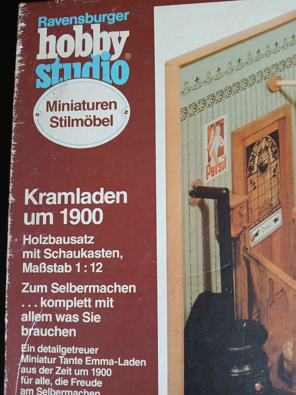 Ravensburger Kit di costruzioni: RAR** Ravensburger Hobby Studio 1900 KRAMLADEN v. 1981 – Usato da Zell ZH venduto da fossilchen 1