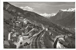 Station Ausserberg (VS) Lötschberg Südrampe - Zug - um 1940