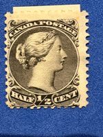 Timbre Canada Half 1/2 Cent Victoria 1851-1857