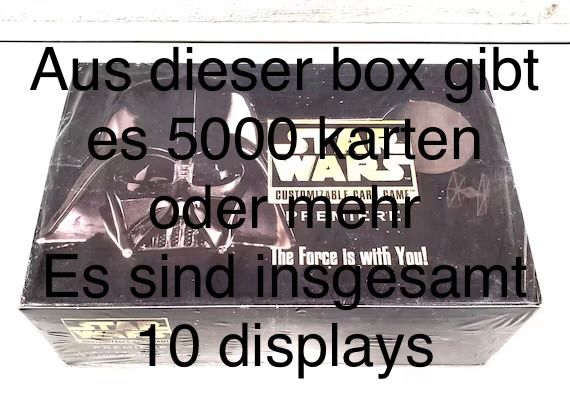 Star Wars Sammelbilder & Trading cards: 5000 Karten STAR WARS 1995 KARTEN – Neu (gemäss Beschreibung) aus Hinwil von mar_qtn2 1