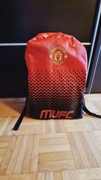 Manchester United Rucksack - Offizieller Nylon Rucksack 40x30x14cm