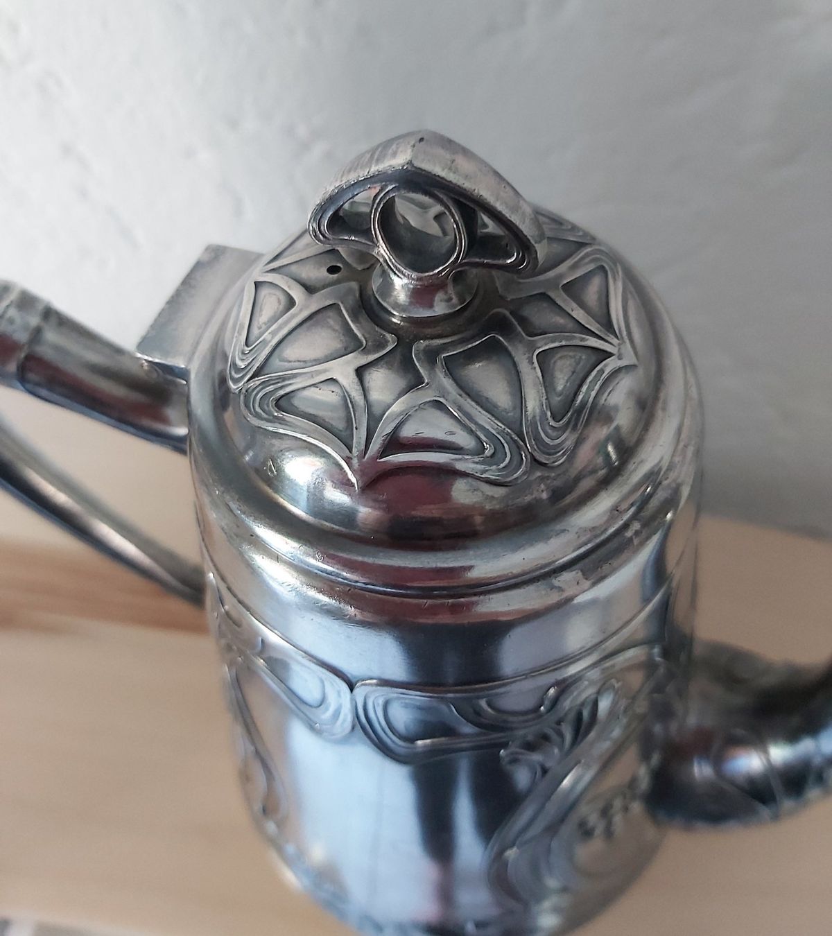 WMF Teekannen: Jugendstil Kaffeekanne WMF Straussenmarke – Gebraucht aus Bern von aronari 5
