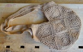 Gehäkelte Umhängetasche / Schultertasche