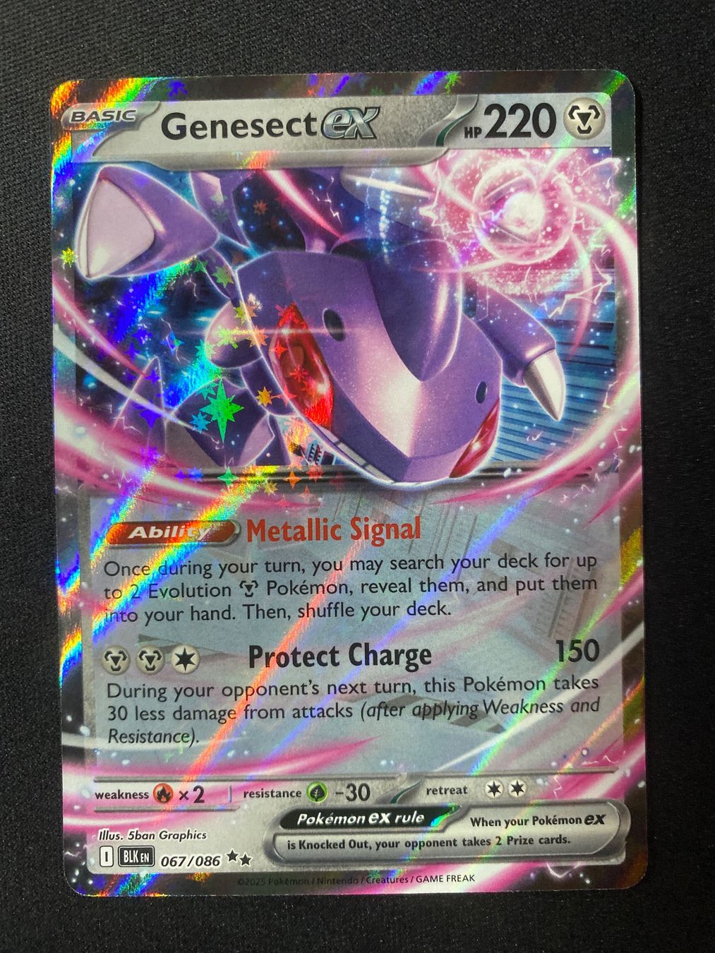 Pokémon Carte collezionabili: Genesect ex 67 - Black Bolt - EN ab 1 – Nuovo (secondo la descrizione) da Hausen AG venduto da Shrade