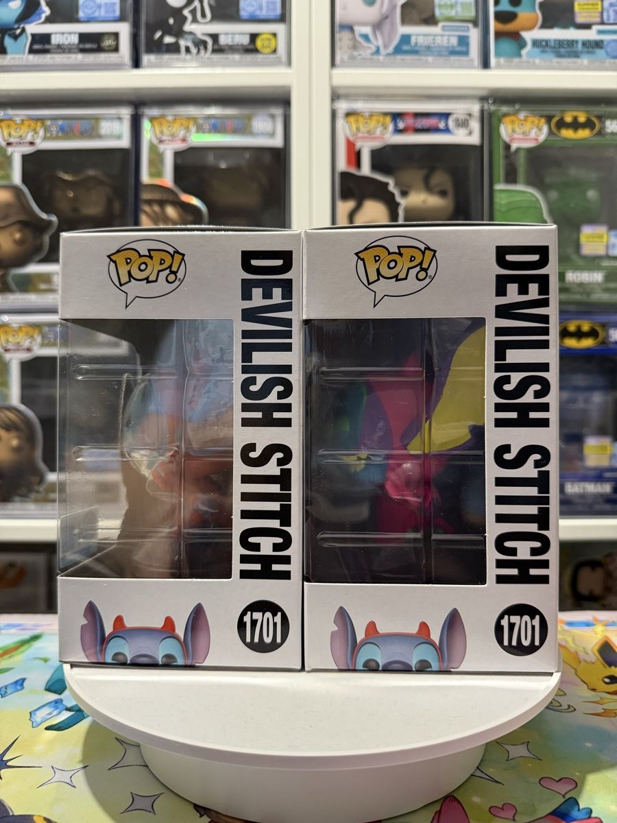 Funko Statuette: Funko Pop! Disney Devilish Stitch #1701 Normal and Chase – Nuovo (secondo la descrizione) da Flüelen venduto da alex_y88 3