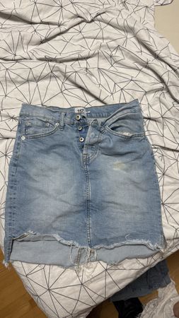 Denim Skirt 157 Size S Light Blue