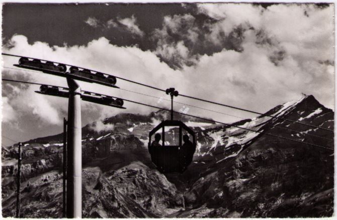 Ansichtskarten: Les Diablerets - Télésiège Isenau – Gebraucht aus Binningen von Mountainrider