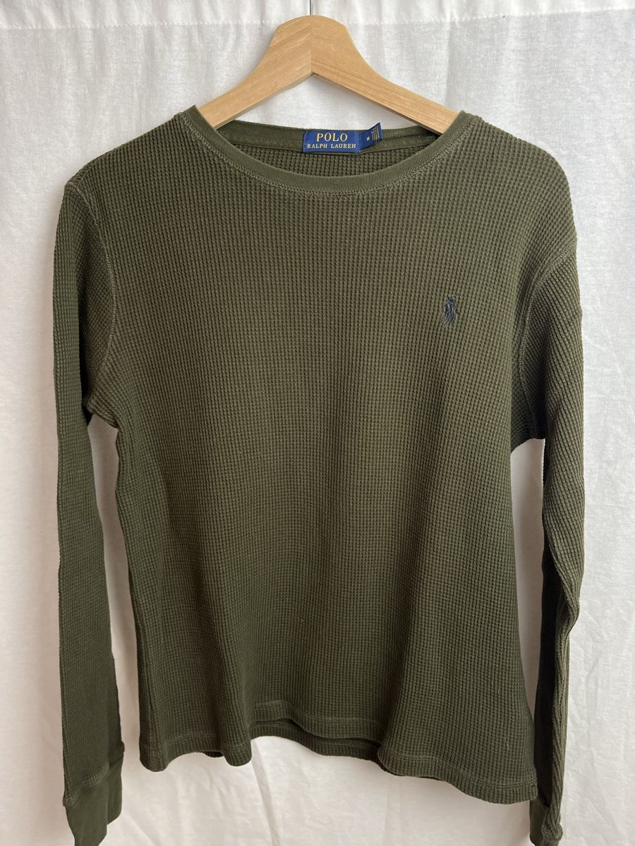 Ralph Lauren Pullover & Sweatshirts: Pull Ralph Lauren kaki pima Cotton  – Neu (gemäss Beschreibung) aus Les Avanchets von lunedeneige.shop