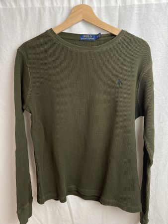 Pull Ralph Lauren kaki pima Cotton 