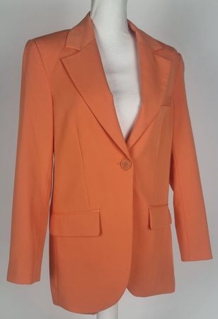 BERSHKA Blazer orangefarben Gr. XS