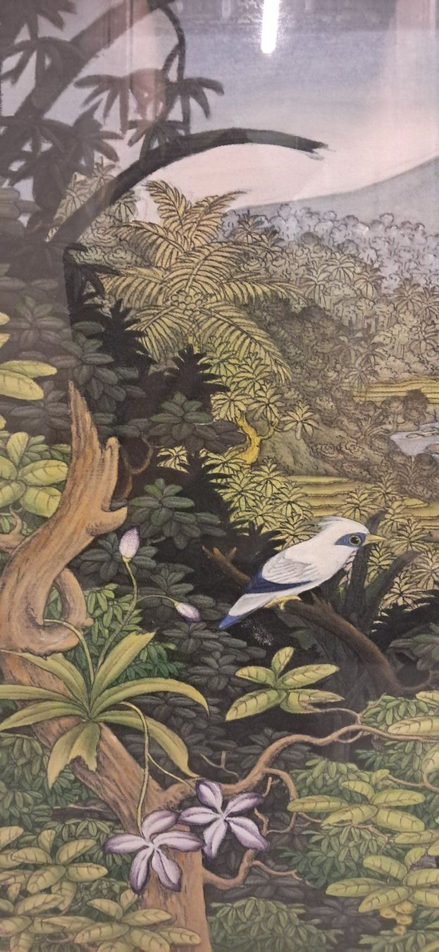 Dipinti: Acryl auf Leinwand, Balinesischer Dschungel – Usato da Chur venduto da Okapi77
