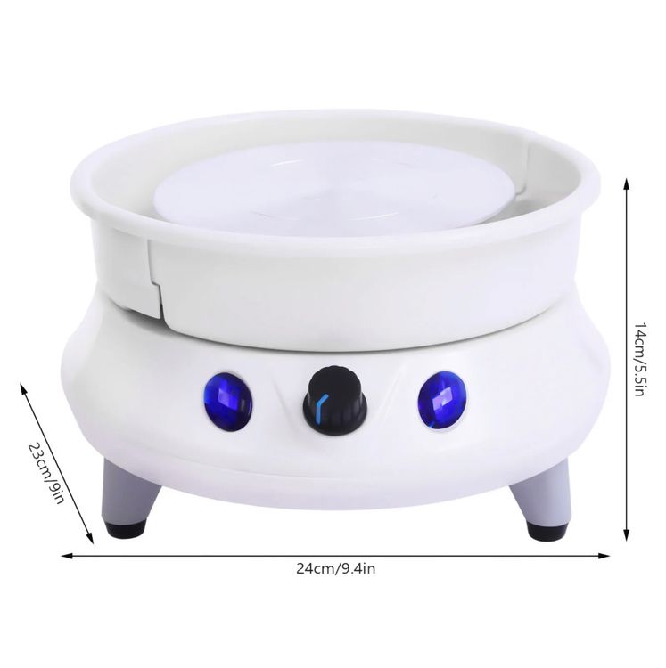 Töpferscheibe Für Kinder - Kreativ Set Mit Ton & Werkzeugen Ab 6 Jahren