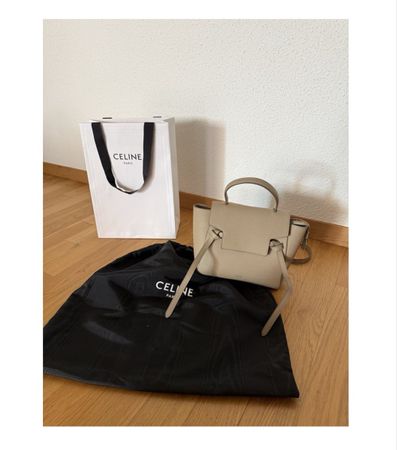 Celine Belt Bag Nano Nude Beige Taupe