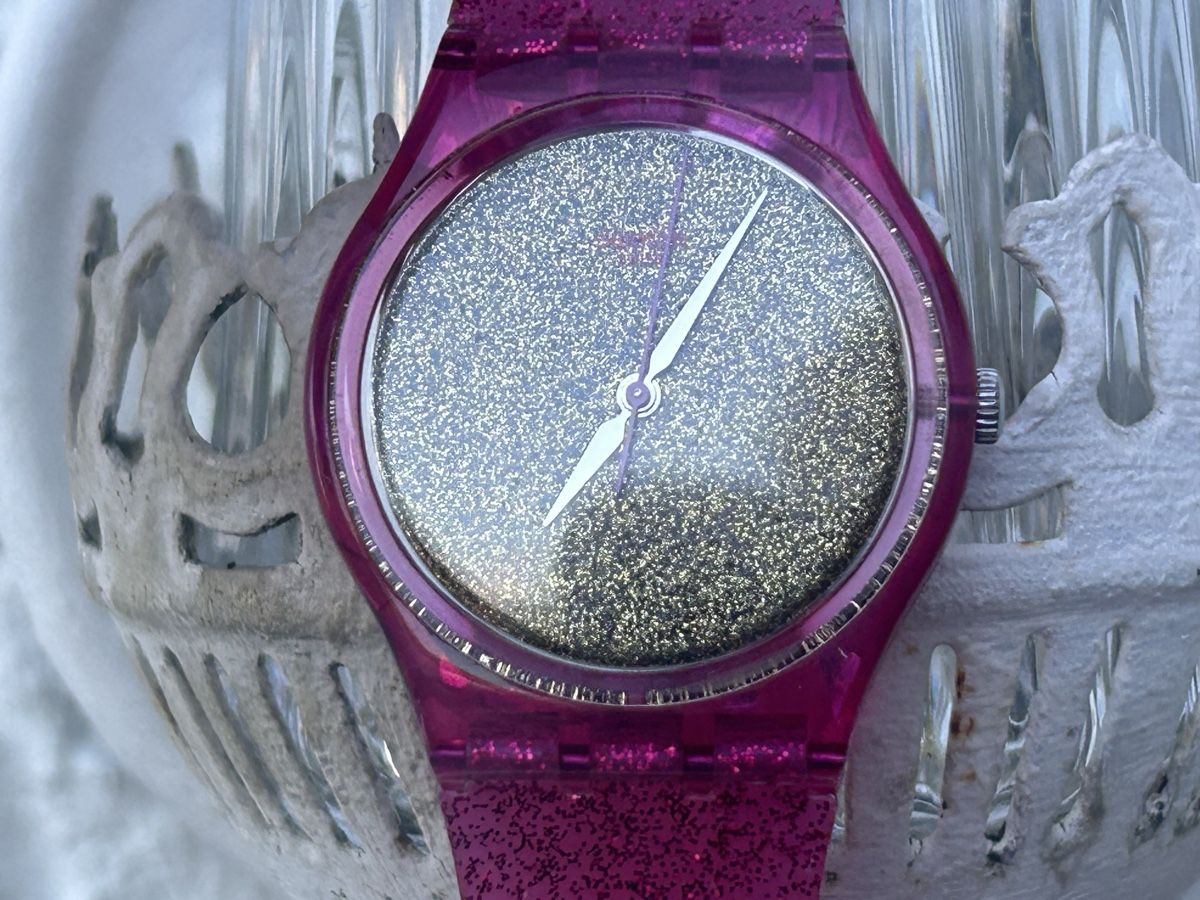 Swatch Orologi: Swatch Uhr, Gent pink- gold – Usato da Möhlin venduto da seerose6 3