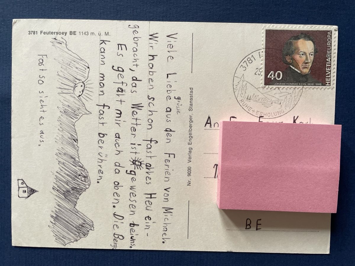 Cartoline postali: Alte Ansichtskarte Feutersoey BE, Vintage – Usato da Neuhausen am Rheinfall venduto da Arielle55 1