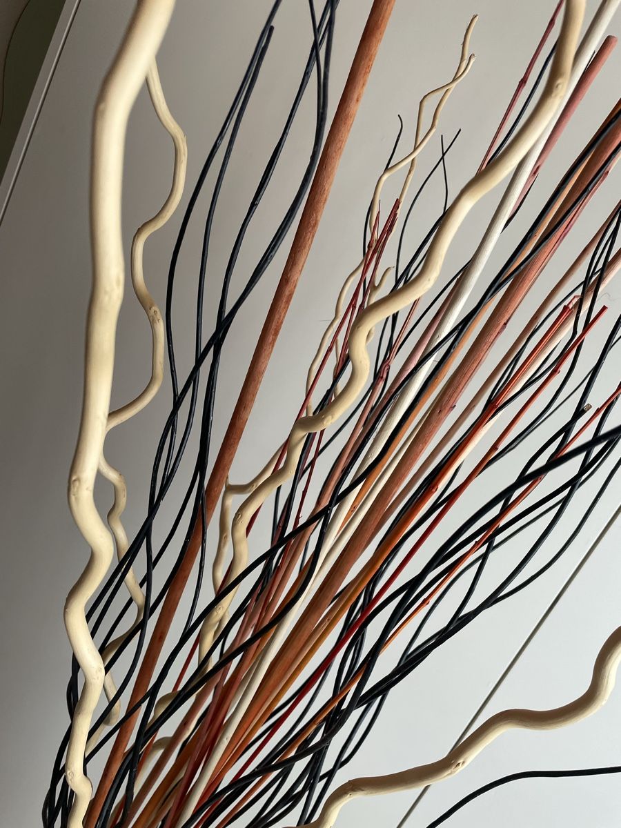 Toutes les décorations: Bodenvase mit Holzdeko – D'occasion à Freidorf TG par ibipatria 1