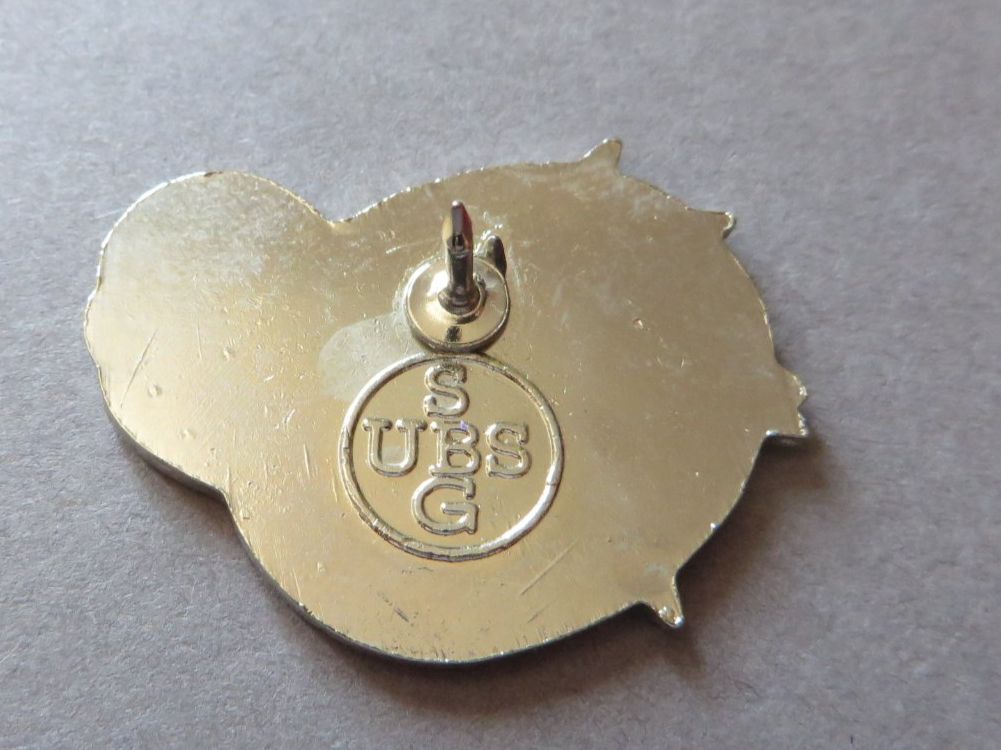 UBS Placchette & Badge: PIN, SBG UBS EULE, SCHWEIZER BANK GESELLSCHAFT – Usato da Neuhausen venduto da luckimucki 1