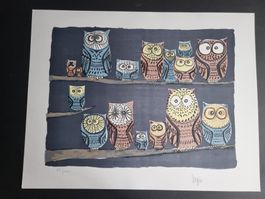 KÜNSTLER  ? LITHOGRAPHIE SIGNIERT NUMMERIERT