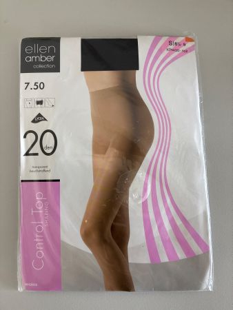 Transparente Strumpfhose, schwarz, in Grösse S, 20 den