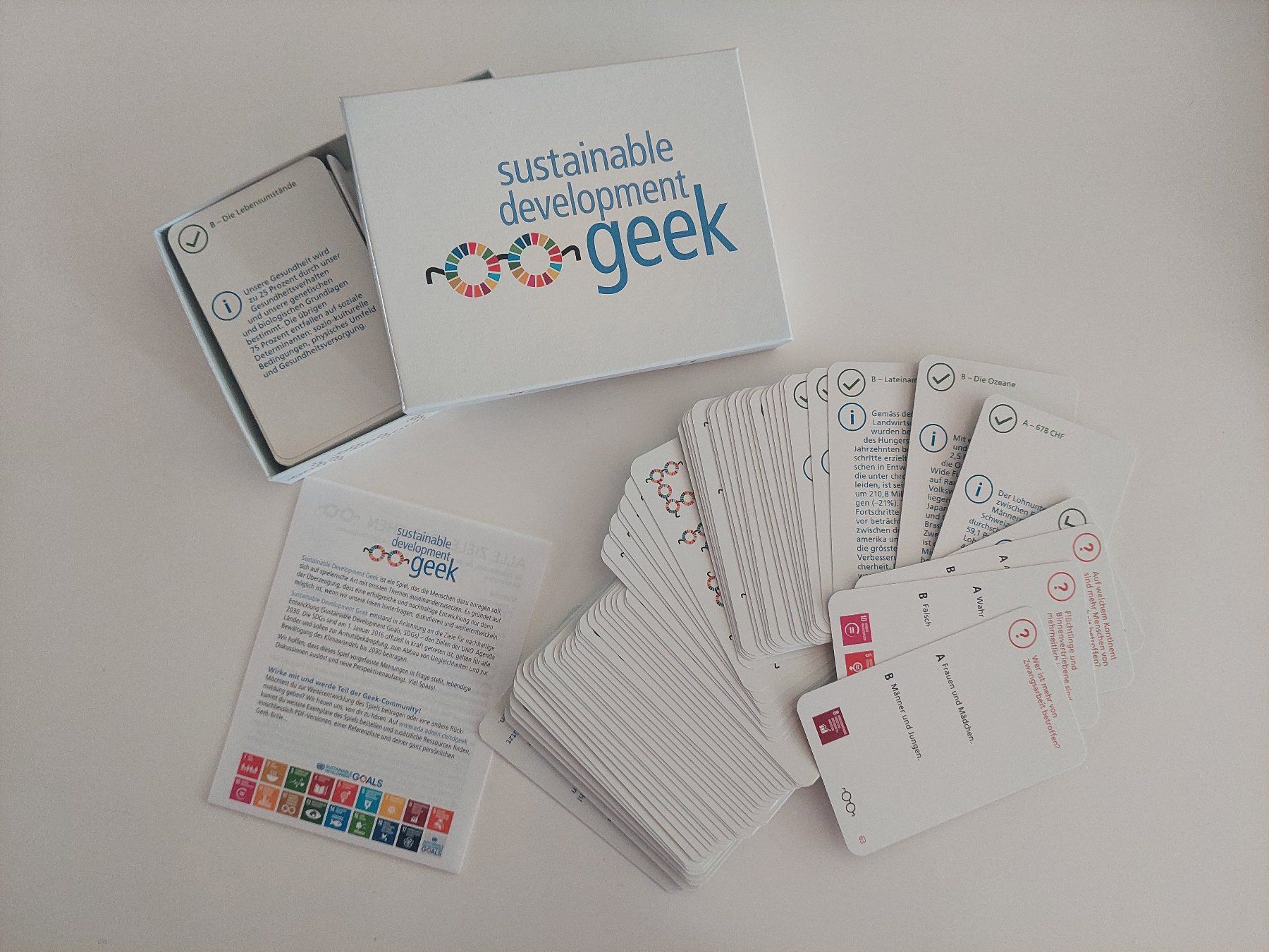 Giochi: Kartenspiel 'Sustainable development GEEK' – Usato da Dübendorf venduto da aur_wm8b