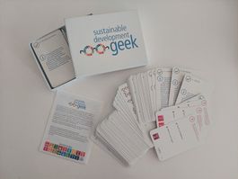 Kartenspiel 'Sustainable development GEEK'