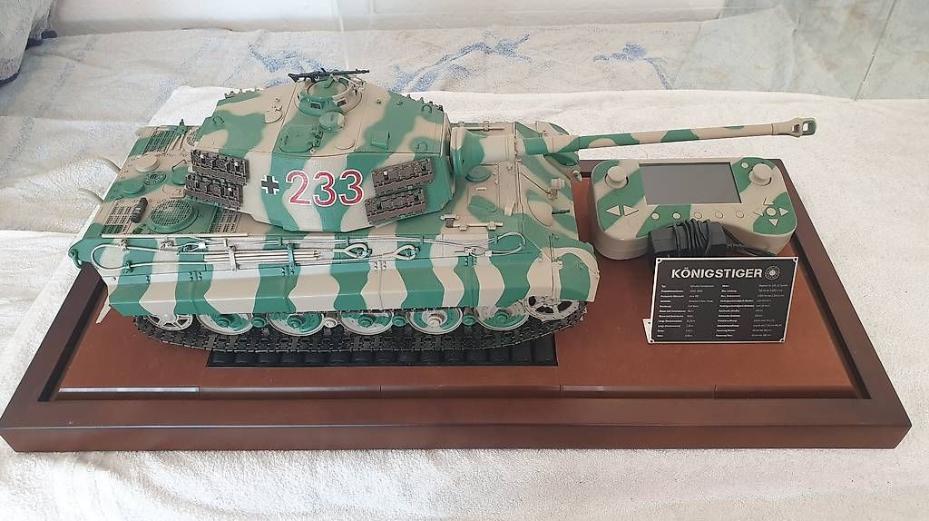Modellismo RC: RC Tiger Panzer + Motor – Usato da Rekingen AG venduto da tan_mrd2