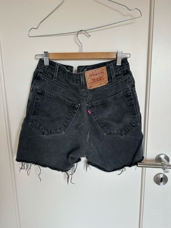 Levi's Denim Shorts Grey / Black  - 26 