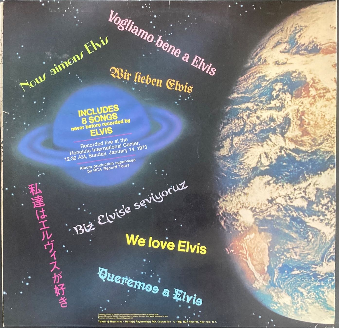 Schallplatten: ELVIS PRESLEY - ALOHA FROM HAWAII VIA SATELITTE – Gebraucht aus Poliez-Pittet von Newtown-Records 1