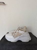 Weiße Chunky Platform Sneaker mit Gold-Details Gr. 37