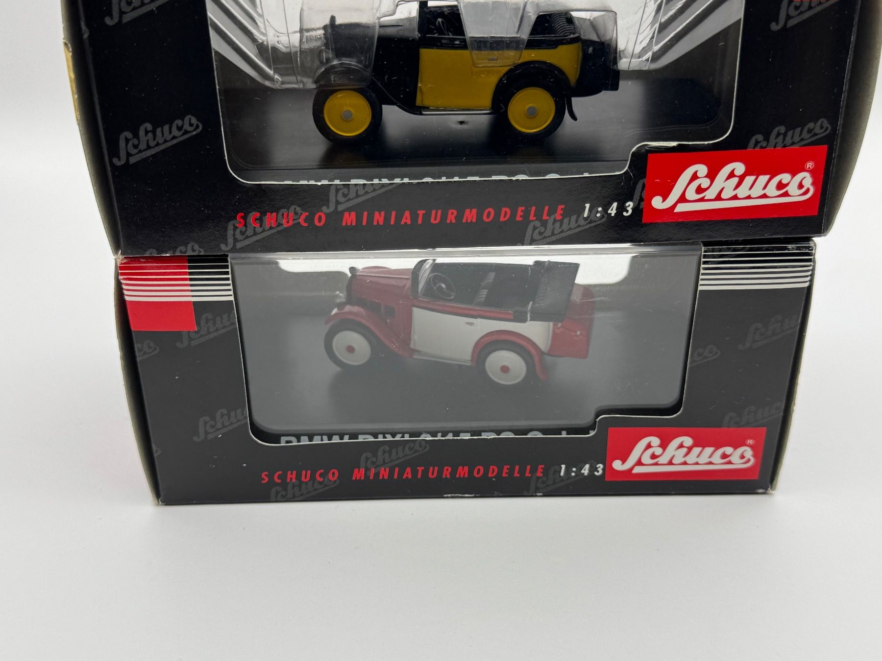 Schuco Modellautos: 6 Schuco Modellautos 1:43, Oldtimer, in Original Box – Gebraucht aus Luzern von Cabriolet 3