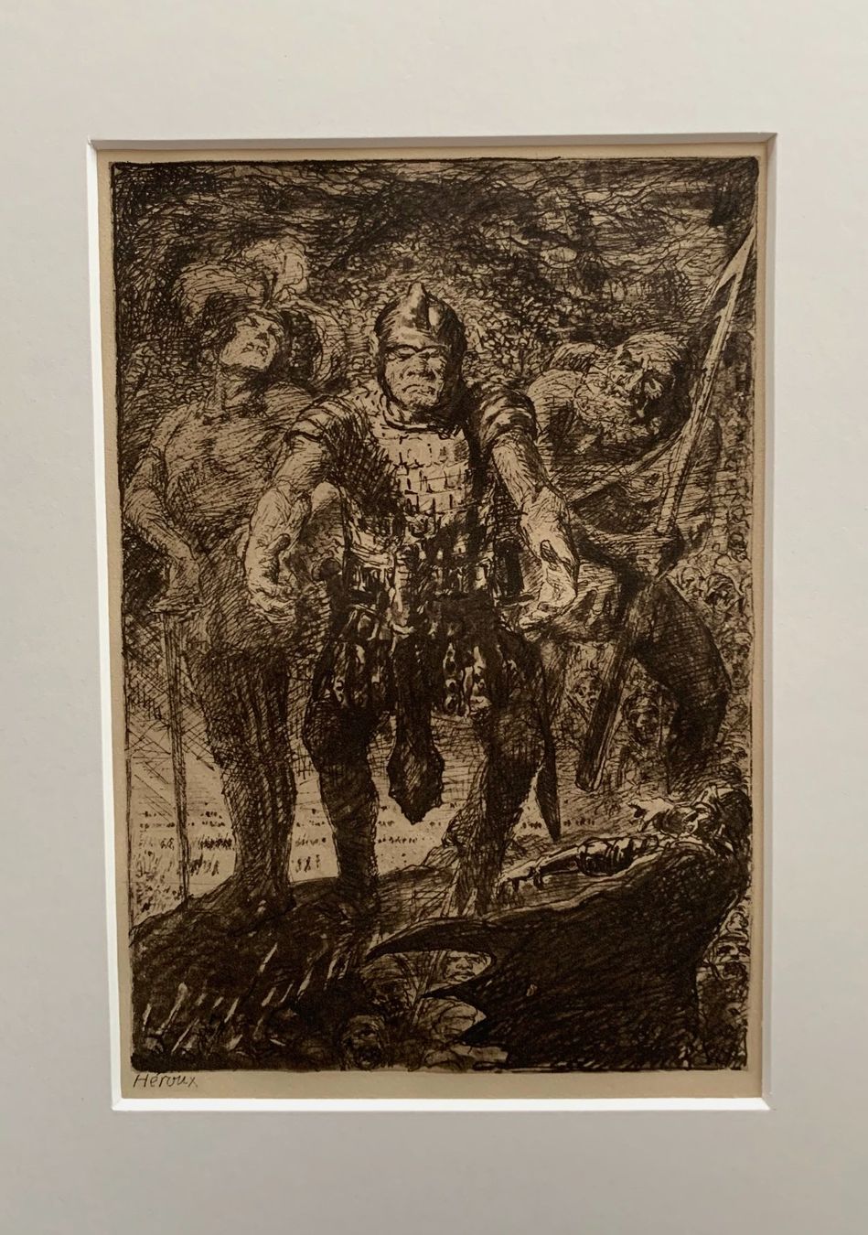 Grafica & Litografie: Bruno Héroux «Goethes Faust» "Hochgebirg" Heliogravure – Usato da Nennigkofen venduto da babag 2