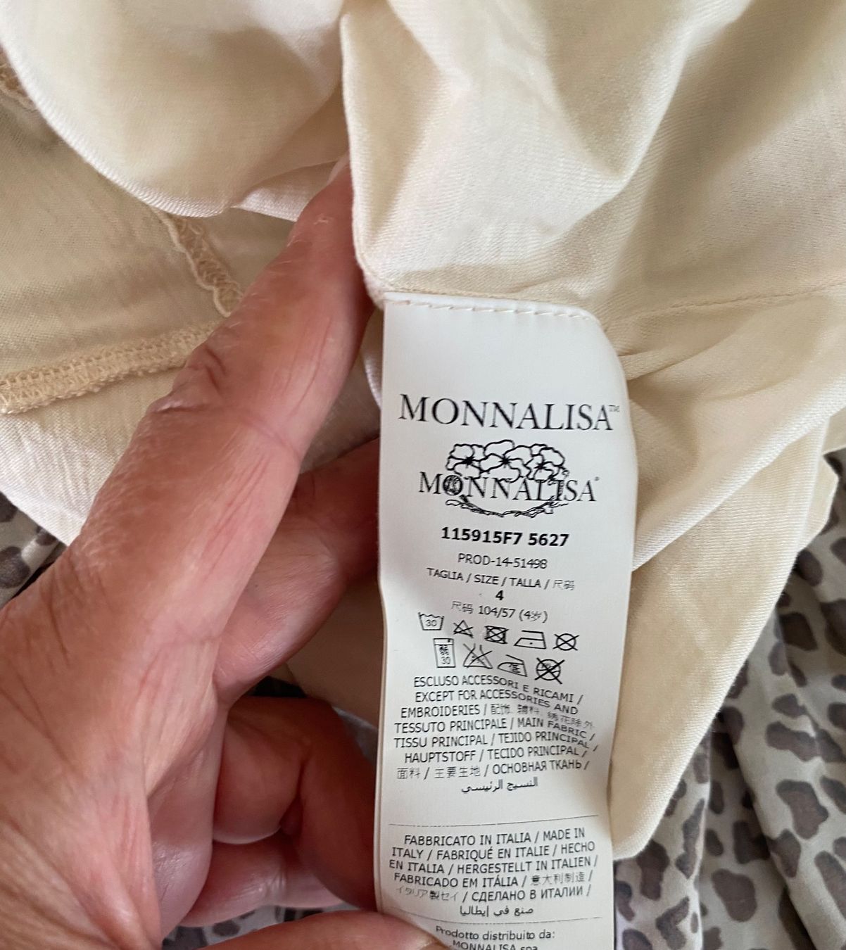 Monnalisa Kleider & Röcke: Monnalisa edles Kleid, 4J 104 – Gebraucht aus Zürich von Sol65 5