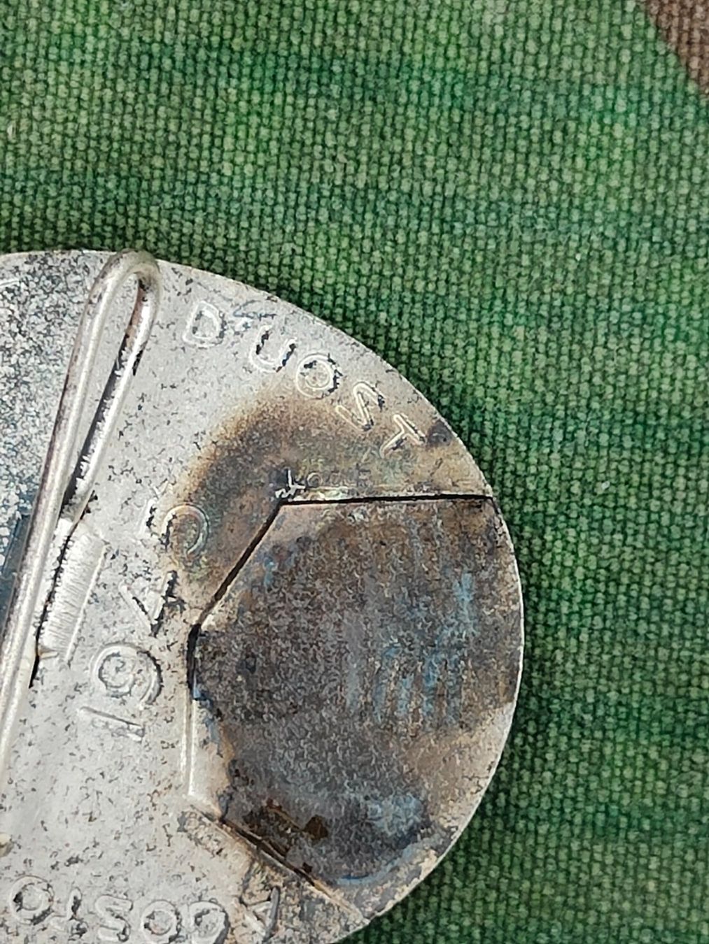 Placchette & Badge: 1. August Abzeichen 1945, Variante 2 – Usato da Bauma venduto da SwissMilitaria 3