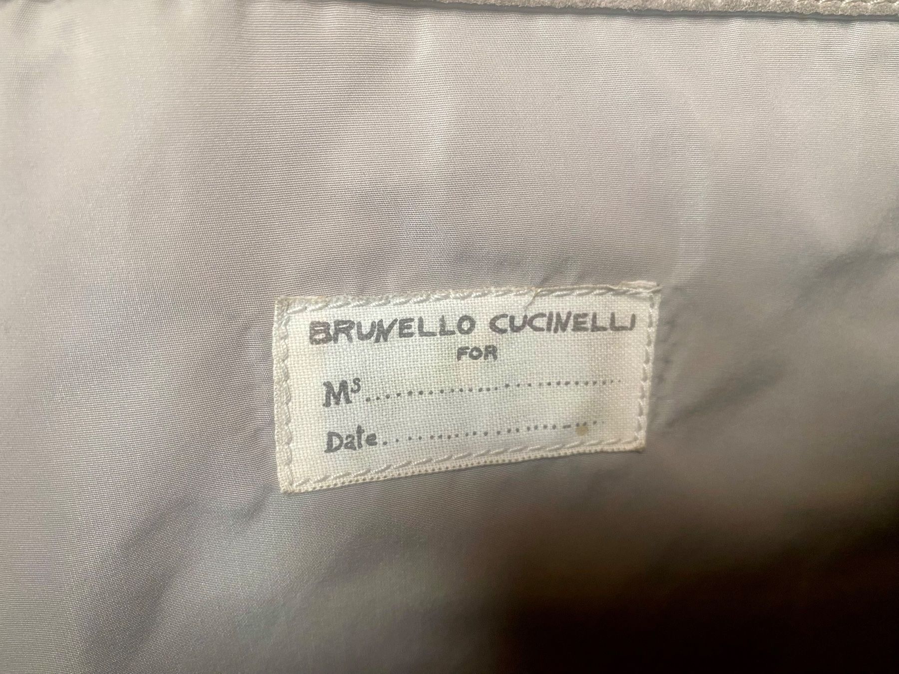 Brunello Cucinelli Borse da donna: BRUNELLO CUCINELLI Shopper, beige Wildleder – Usato da Uster venduto da Koralle6 3
