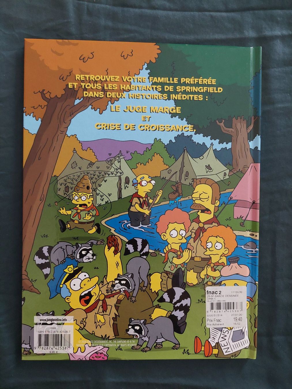 Comics: Les Simpson T.1 Camping En Délire EO 2008 Comme Neuf – Gebraucht aus Genève von Blu_BD 1