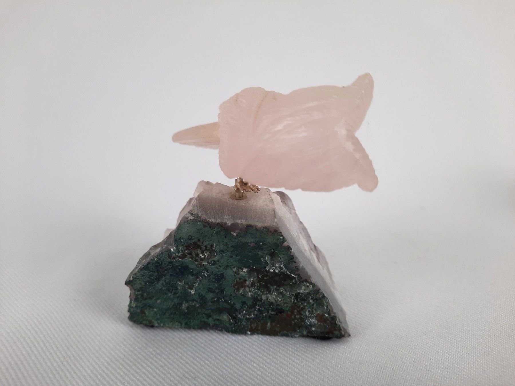 Minerali & Pietre curative: 2 Edelstein-Vögel auf Amethyst-Drusen, ca 8 cm – Usato da Beinwil am See venduto da Restwert_Beinwil 4