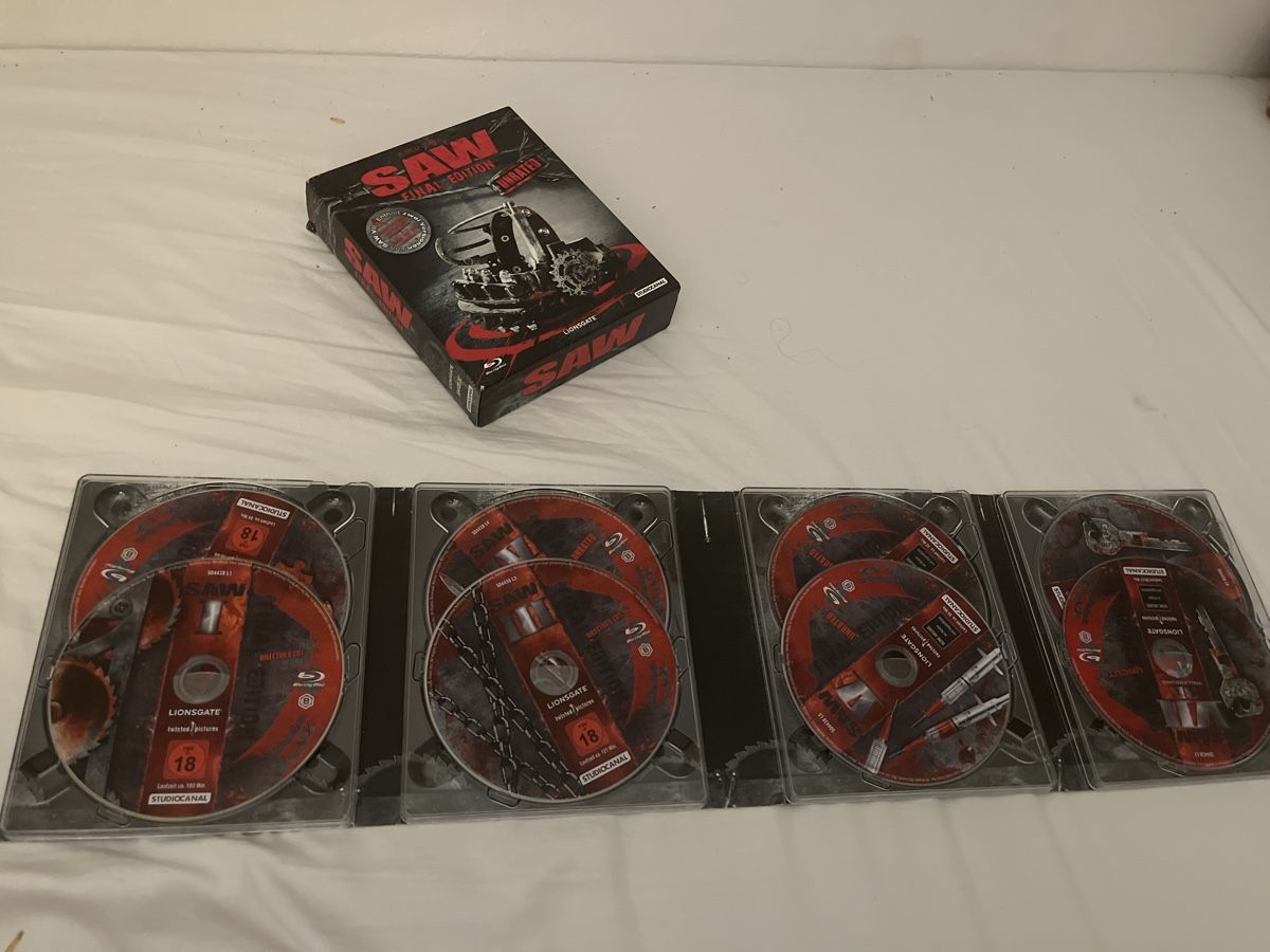 Tutti i DVDs: SAW Final Edition Blu-ray Box 8- Disc Set – Usato da Sargans venduto da pat_lqj7 3