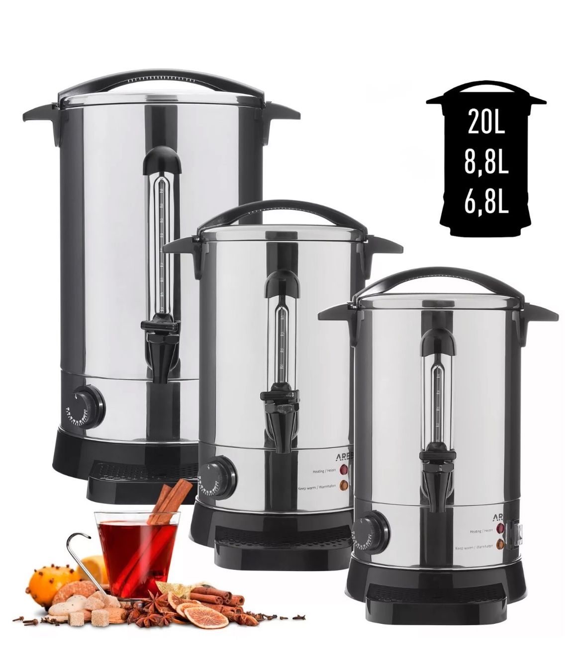 Bouilloires électriques: Glühweinkocher Einkochautomat 20l – Neuf avec emballage d'origine à Amriswil par JaJa-Express 1