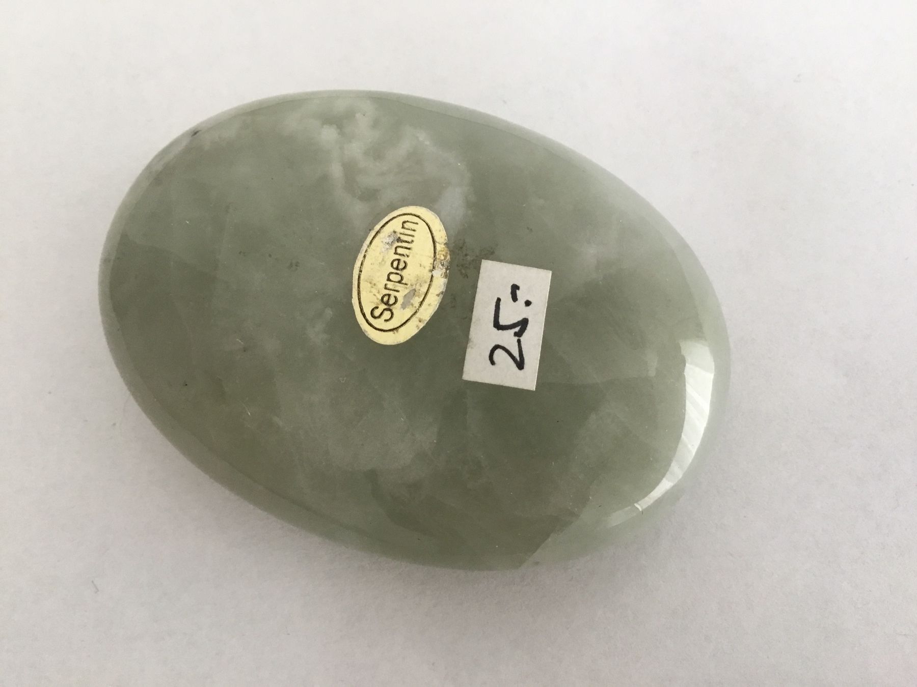 Minerali & Pietre curative: Massage Seifenstein Serpentin – Nuovo e nell'imballaggio originale da Doppleschwand venduto da Fortuna5859
