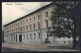 Winterthur, Gymnasium, Vorderansicht mit