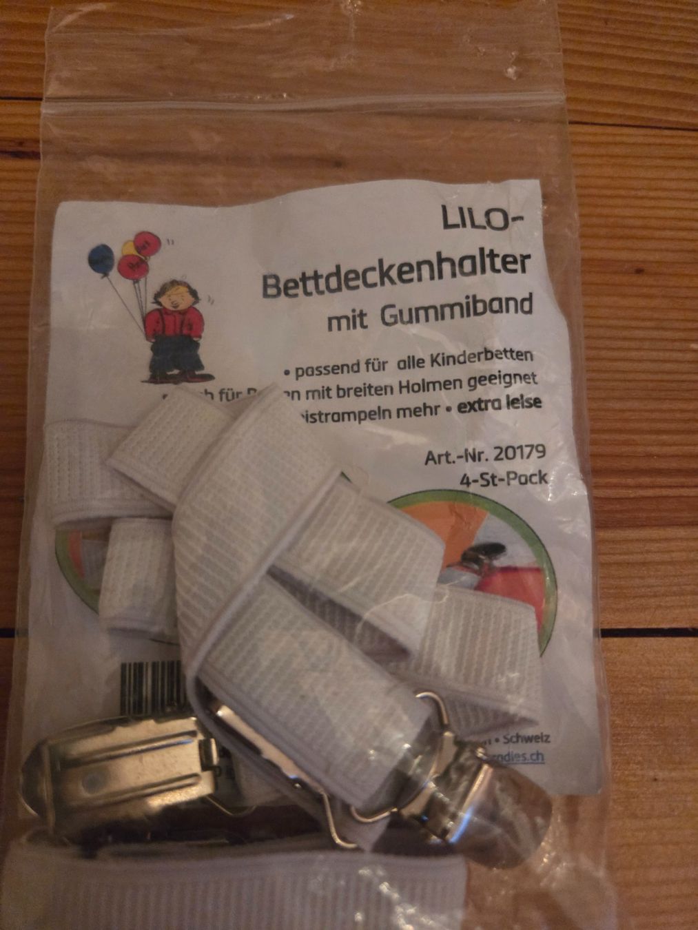 Supporti a parete: LILO Bettdeckenhalter mit Gummiband, 4-Stk. - Neu! – Usato da Horgen venduto da sel_c9py 1