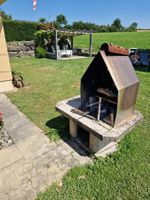 Gartenchemine zum Grillieren