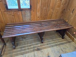 Ancien banc de gare