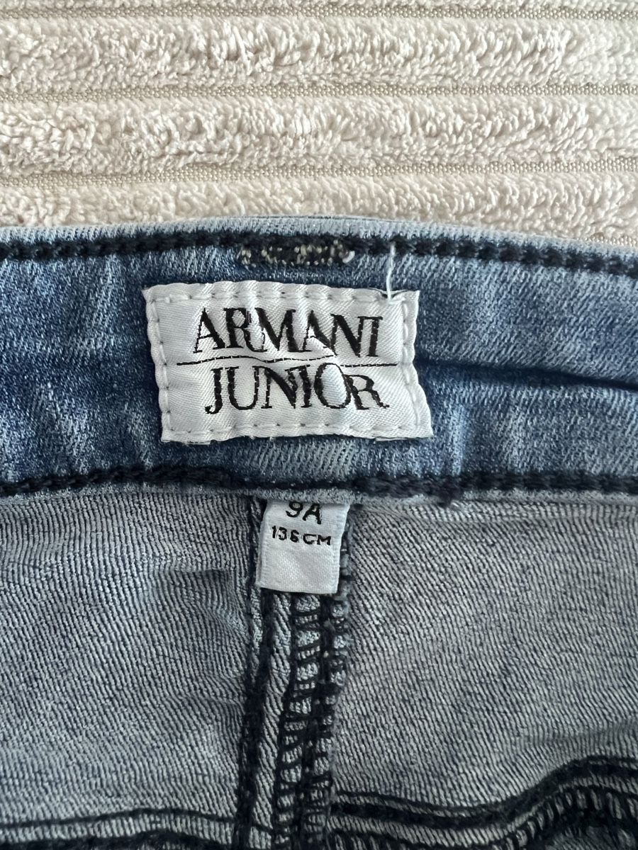Armani Pantaloni: ARMANI JEANS STRETCH SEHR SCHMAL GR 128/134 – Usato da Basel venduto da theo-g77 3
