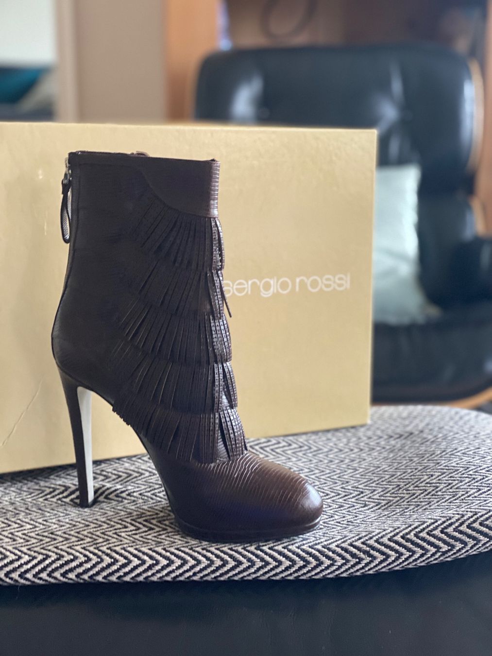 Sergio Rossi Scarpe da donna: Sergio Rossi Stiefelette – Nuovo (secondo la descrizione) da Uster venduto da Charis5 3