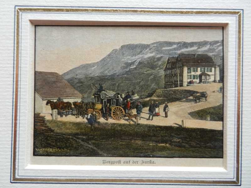 Stiche: Bergpost auf der Furka – Gebraucht aus Risch von Rischli15 1
