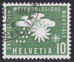 Dienstmarke OMM SBK-Nr. 2 (Symbolische Darstellungen, 1956)