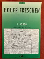 Landkarte HOHER FRESCHEN 1:50’000